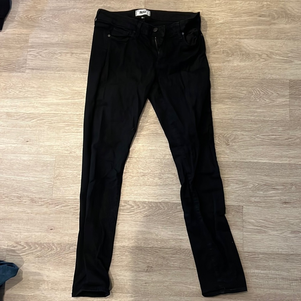Paige skyline skinny Black jean